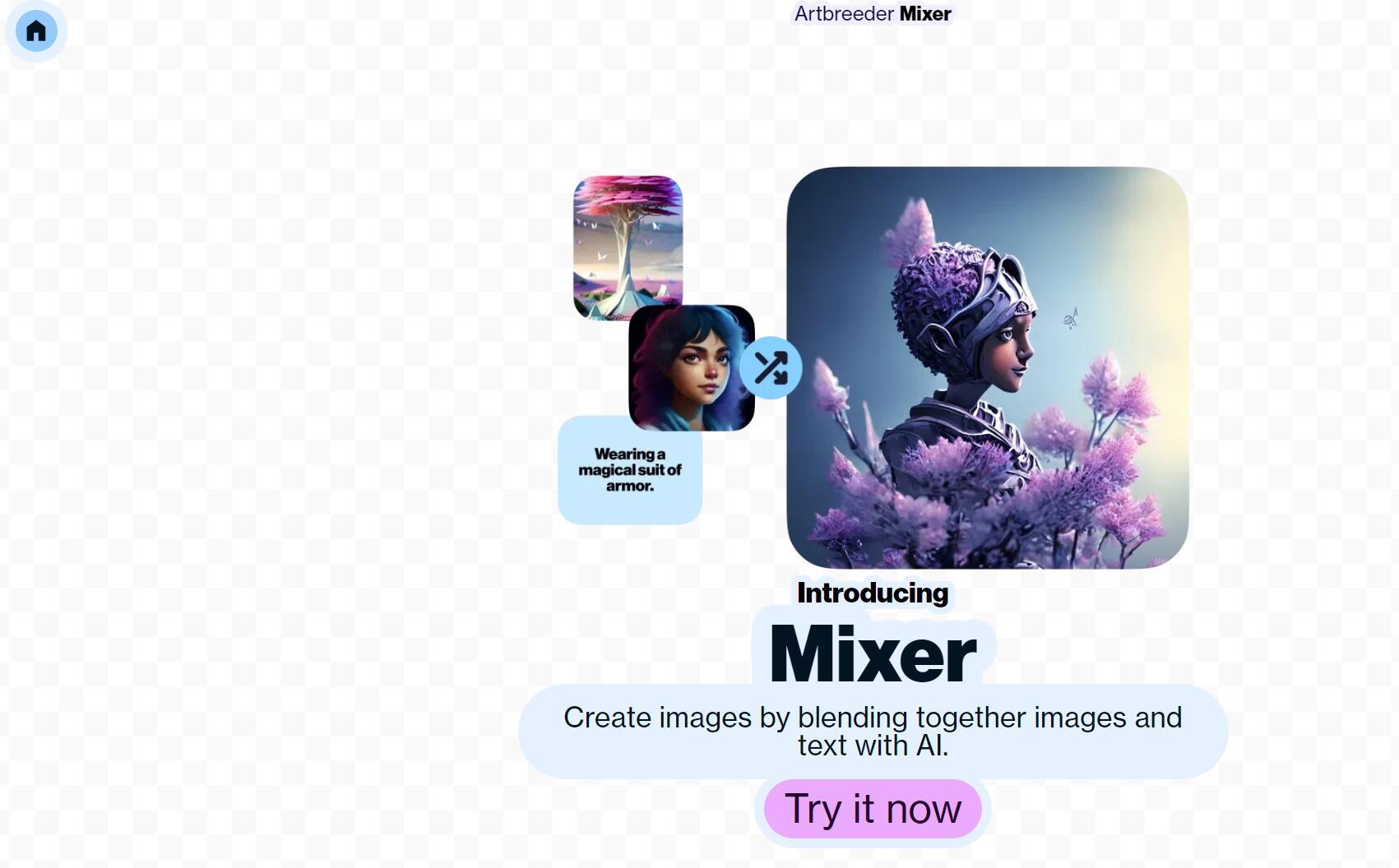 Artbreeder AI Image Mixer